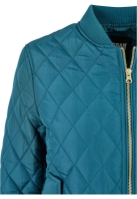 Ladies Diamond Quilt Nylon Jacket