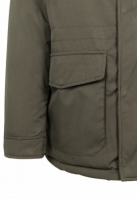Hooded Faux Fur Parka