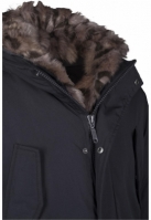 Hooded Faux Fur Parka