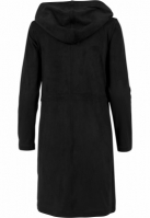 Ladies Imitation Suede Parka