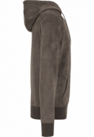 Imitation Suede Hoody