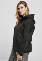 Ladies Lace Inset Hoody