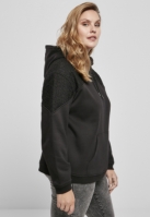 Ladies Lace Inset Hoody