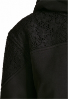 Ladies Lace Inset Hoody