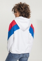 Ladies Oversize 3-Tone Block Hoody
