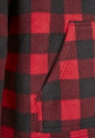 Patterned Polar Fleece Half Zip Hoody