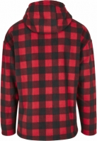 Patterned Polar Fleece Half Zip Hoody