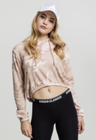 Ladies Camo Cropped Hoody