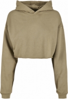 Ladies Oversized Cropped Hoody