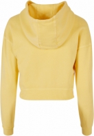 Ladies Short Flower Embroidery Terry Hoody