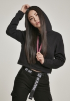 Ladies Contrast Drawstring Hoody
