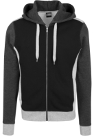 3- Tone Sweat Zip Hoody