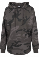 Ladies Oversized Camo Hoody