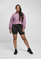 Ladies Oversized Short Bleached Hoody