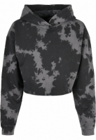 Ladies Oversized Short Bleached Hoody