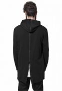 Long Shaped Back Zipped Hoody