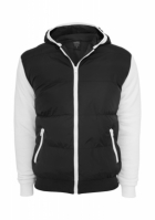 Sweat Nylon Bubble Zip Hoody