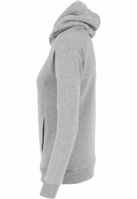 Ladies Raglan High Neck Hoody