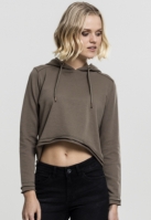 Ladies Cropped Terry Hoody