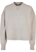 Ladies Heavy Terry Garment Dye Crewneck