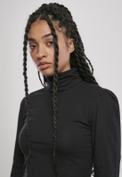 Ladies Puffer Sleeve Turtleneck LS