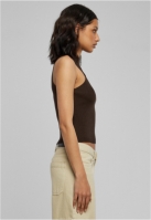 Ladies Short Rib Knit Turtleneck Top