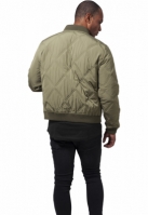 Big Diamond Quilt Bomber Jacket