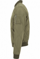 Big Diamond Quilt Bomber Jacket