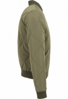 Big Diamond Quilt Bomber Jacket