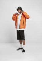Full Zip Nylon Crepe Jacket