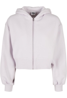 Ladies Short Oversized Zip Jacket