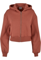 Ladies Short Oversized Zip Jacket