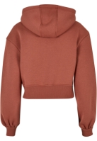 Ladies Short Oversized Zip Jacket