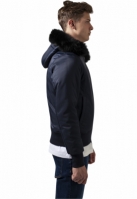 Hooded Basic Bomber Jacket