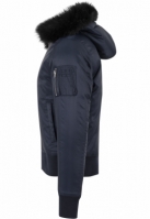 Hooded Basic Bomber Jacket