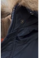 Hooded Heavy Fake Fur Bomber Jacket
