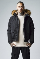 Hooded Heavy Bomber Jacket