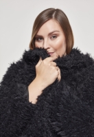Ladies Hooded Teddy Jacket
