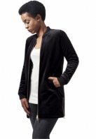 Ladies Long Velvet Jacket