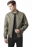 Diamond Quilt Leather Imitation Jacket