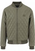 Diamond Quilt Leather Imitation Jacket