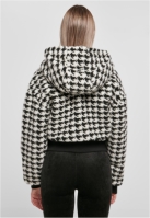 Ladies Short Oversized AOP Sherpa Jacket