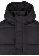 Hooded Cropped Pull Over Jacket