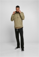 Stand Up Collar Pull Over Jacket