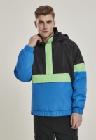 3-Tone Neon Mix Pull Over Jacket