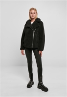 Ladies Sherpa Biker Jacket