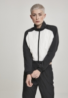 Ladies Short Raglan Crinkle Batwing Jacket