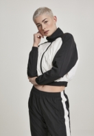 Ladies Short Raglan Crinkle Batwing Jacket