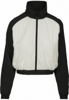 Ladies Short Raglan Crinkle Batwing Jacket