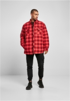 Plaid Quilted Shirt Jacket